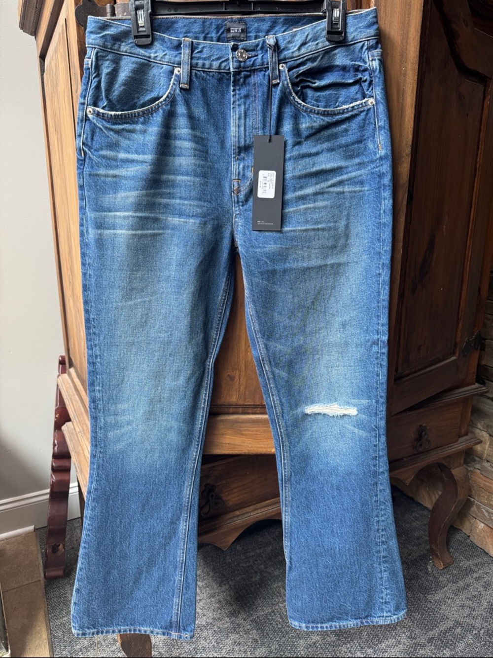 EDWIN Averi flare leg jeans in Pretender - Picture 2 of 7